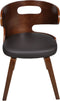 vidaXL - Eetkamerstoelen - 2 - st - kunstleer - bruin
