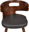 vidaXL - Eetkamerstoelen - 2 - st - kunstleer - bruin