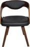vidaXL - Eetkamerstoelen - 2 - st - kunstleer - bruin