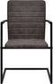 vidaXL - Eetkamerstoelen - 2 - st - kunstleer - bruin