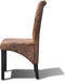 vidaXL - Eetkamerstoelen - 2 - st - kunstleer - bruin