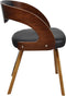 vidaXL - Eetkamerstoelen - 2 - st - kunstleer - bruin