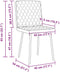 vidaXL - Eetkamerstoelen - 2 - st - kunstleer - cappuccinokleurig