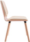 vidaXL - Eetkamerstoelen - 2 - st - kunstleer - crème