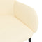 vidaXL - Eetkamerstoelen - 2 - st - kunstleer - crèmekleurig