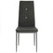 vidaXL - Eetkamerstoelen - 2 - st - kunstleer - grijs