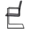 vidaXL - Eetkamerstoelen - 2 - st - kunstleer - grijs