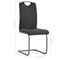 vidaXL - Eetkamerstoelen - 2 - st - kunstleer - grijs