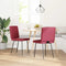 vidaXL - Eetkamerstoelen - 2 - st - kunstleer - wijnrood