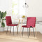 vidaXL - Eetkamerstoelen - 2 - st - kunstleer - wijnrood