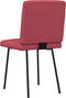vidaXL - Eetkamerstoelen - 2 - st - kunstleer - wijnrood