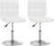 vidaXL - Eetkamerstoelen - 2 - st - kunstleer - wit