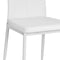 vidaXL - Eetkamerstoelen - 2 - st - kunstleer - wit