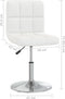 vidaXL - Eetkamerstoelen - 2 - st - kunstleer - wit