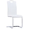 vidaXL - Eetkamerstoelen - 2 - st - kunstleer - wit