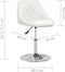 vidaXL - Eetkamerstoelen - 2 - st - kunstleer - wit