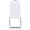 vidaXL - Eetkamerstoelen - 2 - st - kunstleer - wit