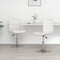 vidaXL - Eetkamerstoelen - 2 - st - kunstleer - wit