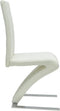 vidaXL - Eetkamerstoelen - 2 - st - kunstleer - wit