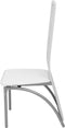 vidaXL - Eetkamerstoelen - 2 - st - kunstleer - wit