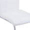 vidaXL - Eetkamerstoelen - 2 - st - kunstleer - wit