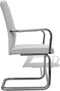 vidaXL - Eetkamerstoelen - 2 - st - kunstleer - wit
