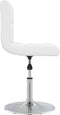 vidaXL - Eetkamerstoelen - 2 - st - kunstleer - wit