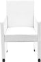 vidaXL - Eetkamerstoelen - 2 - st - kunstleer - wit