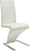 vidaXL - Eetkamerstoelen - 2 - st - kunstleer - wit