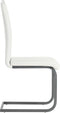 vidaXL - Eetkamerstoelen - 2 - st - kunstleer - wit