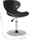 vidaXL - Eetkamerstoelen - 2 - st - kunstleer - zwart