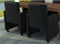 vidaXL - Eetkamerstoelen - 2 - st - kunstleer - zwart