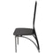 vidaXL - Eetkamerstoelen - 2 - st - kunstleer - zwart