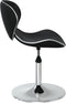 vidaXL - Eetkamerstoelen - 2 - st - kunstleer - zwart