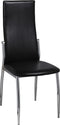 vidaXL - Eetkamerstoelen - 2 - st - kunstleer - zwart