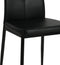 vidaXL - Eetkamerstoelen - 2 - st - kunstleer - zwart