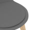 vidaXL - Eetkamerstoelen - 2 - st - kunststof - grijs