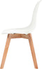 vidaXL - Eetkamerstoelen - 2 - st - kunststof - wit