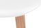 vidaXL - Eetkamerstoelen - 2 - st - kunststof - wit