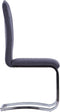 vidaXL - Eetkamerstoelen - 2 - st - kunstsuède - grijs