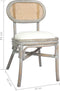 vidaXL - Eetkamerstoelen - 2 - st - linnen - grijs