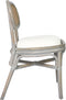 vidaXL - Eetkamerstoelen - 2 - st - linnen - grijs