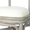 vidaXL - Eetkamerstoelen - 2 - st - linnen - grijs