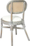vidaXL - Eetkamerstoelen - 2 - st - linnen - grijs