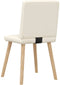 vidaXL - Eetkamerstoelen - 2 - st - linnen
