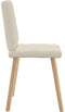 vidaXL - Eetkamerstoelen - 2 - st - linnen