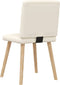 vidaXL - Eetkamerstoelen - 2 - st - linnen
