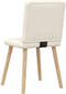 vidaXL - Eetkamerstoelen - 2 - st - linnen