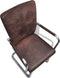 vidaXL - Eetkamerstoelen - 2 - st - luchtleer - bruin