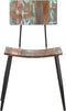 vidaXL - Eetkamerstoelen - 2 - st - massief - gerecycled - hout